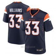 Maglia NFL Game Denver Broncos Javonte Williams Alternato Blu