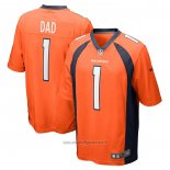Maglia NFL Game Denver Broncos Number 1 Dad Arancione