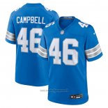 Maglia NFL Game Detroit Lions Jack Campbell Blu
