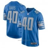 Maglia NFL Game Detroit Lions Jarrad Davis Blu