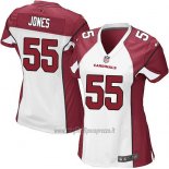 Maglia NFL Game Donna Arizona Cardinals Jones Bianco Rosso