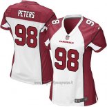 Maglia NFL Game Donna Arizona Cardinals Peters Bianco Rosso