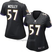 Maglia NFL Game Donna Baltimore Ravens Mosley Nero