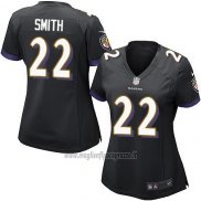 Maglia NFL Game Donna Baltimore Ravens Smith Nero