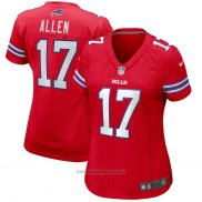 Maglia NFL Game Donna Buffalo Bills Josh Allen Alternato Rosso