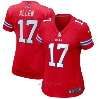 Maglia NFL Game Donna Buffalo Bills Josh Allen Alternato Rosso