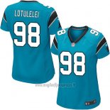 Maglia NFL Game Donna Carolina Panthers Lotulelei Blu