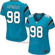 Maglia NFL Game Donna Carolina Panthers Lotulelei Blu