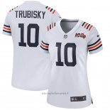 Maglia NFL Game Donna Chicago Bears Mitchell Trubisky 2019 Alternato Classic Bianco