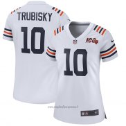 Maglia NFL Game Donna Chicago Bears Mitchell Trubisky 2019 Alternato Classic Bianco