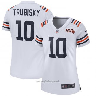 Maglia NFL Game Donna Chicago Bears Mitchell Trubisky 2019 Alternato Classic Bianco