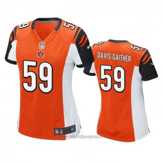 Maglia NFL Game Donna Cincinnati Bengals Akeem Davis Gaither Arancione