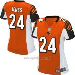 Maglia NFL Game Donna Cincinnati Bengals Jones Arancione