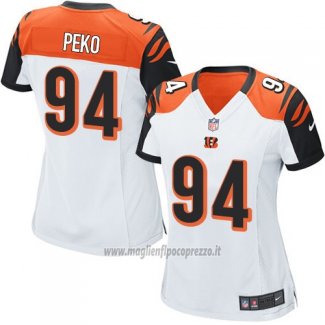 Maglia NFL Game Donna Cincinnati Bengals Peko Bianco