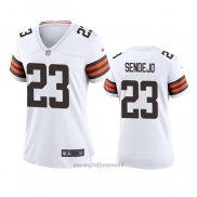 Maglia NFL Game Donna Cleveland Browns Andrew Sendejo Bianco