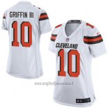 Maglia NFL Game Donna Cleveland Browns Griffin Bianco