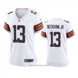 Maglia NFL Game Donna Cleveland Browns Odell Beckham Jr 2020 Bianco