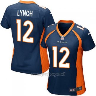 Maglia NFL Game Donna Denver Broncos Caldwell Blu