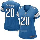 Maglia NFL Game Donna Detroit Lions Sanders Blu