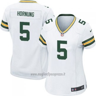 Maglia NFL Game Donna Green Bay Packers Hornung Bianco2