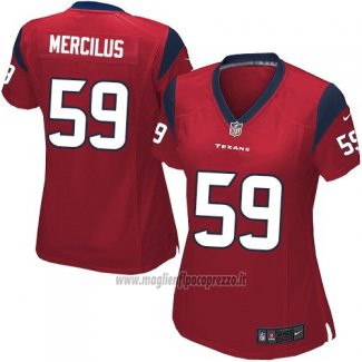 Maglia NFL Game Donna Houston Texans Mercilus Rosso