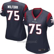 Maglia NFL Game Donna Houston Texans Wilfork Nero