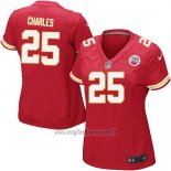 Maglia NFL Game Donna Kansas City Chiefs Charles Rosso