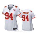 Maglia NFL Game Donna Kansas City Chiefs Taco Charlton Bianco