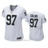 Maglia NFL Game Donna Las Vegas Raiders Maliek Collins Bianco