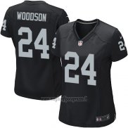 Maglia NFL Game Donna Las Vegas Raiders Woodson Nero