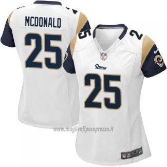 Maglia NFL Game Donna Los Angeles Rams Mcdonald Bianco