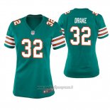 Maglia NFL Game Donna Miami Dolphins Kenyan Drake Throwback Verde