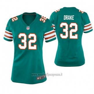 Maglia NFL Game Donna Miami Dolphins Kenyan Drake Throwback Verde