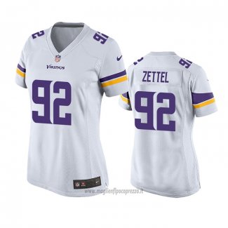 Maglia NFL Game Donna Minnesota Vikings Anthony Zettel Bianco