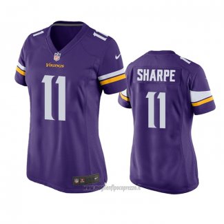 Maglia NFL Game Donna Minnesota Vikings Tajae Sharpe Viola