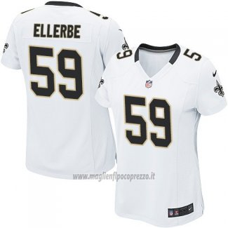 Maglia NFL Game Donna New Orleans Saints Ellerbe Bianco