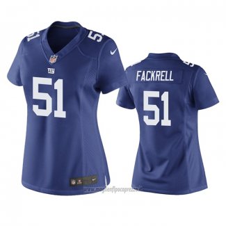 Maglia NFL Game Donna New York Giants Kyler Fackrell Blu