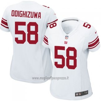 Maglia NFL Game Donna New York Giants Odighizuwa Bianco
