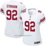 Maglia NFL Game Donna New York Giants Strahan Bianco