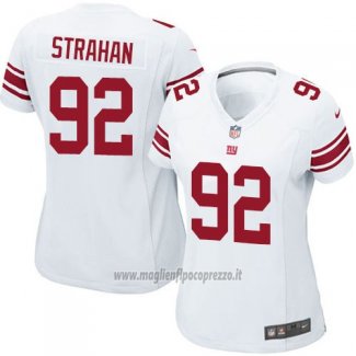 Maglia NFL Game Donna New York Giants Strahan Bianco