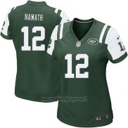 Maglia NFL Game Donna New York Jets Namath Verde