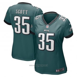 Maglia NFL Game Donna Philadelphia Eagles Boston Scott Verde