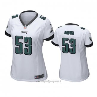 Maglia NFL Game Donna Philadelphia Eagles Jatavis Brown Bianco