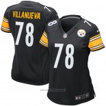 Maglia NFL Game Donna Pittsburgh Steelers Alejandro Villanueva Nero