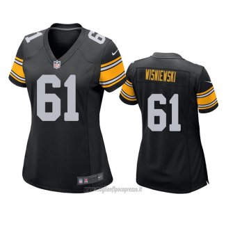 Maglia NFL Game Donna Pittsburgh Steelers Stefen Wisniewski Nero