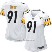 Maglia NFL Game Donna Pittsburgh Steelers Tuitt Bianco