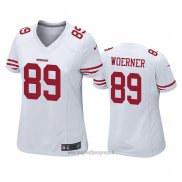 Maglia NFL Game Donna San Francisco 49ers Charlie Woerner Bianco