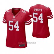 Maglia NFL Game Donna San Francisco 49ers Fred Warner Rosso