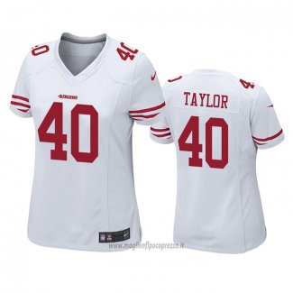 Maglia NFL Game Donna San Francisco 49ers Jamar Taylor Bianco