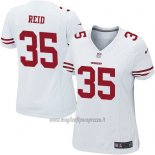 Maglia NFL Game Donna San Francisco 49ers Reid Bianco